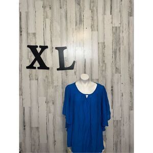 DressBarn blue blouse